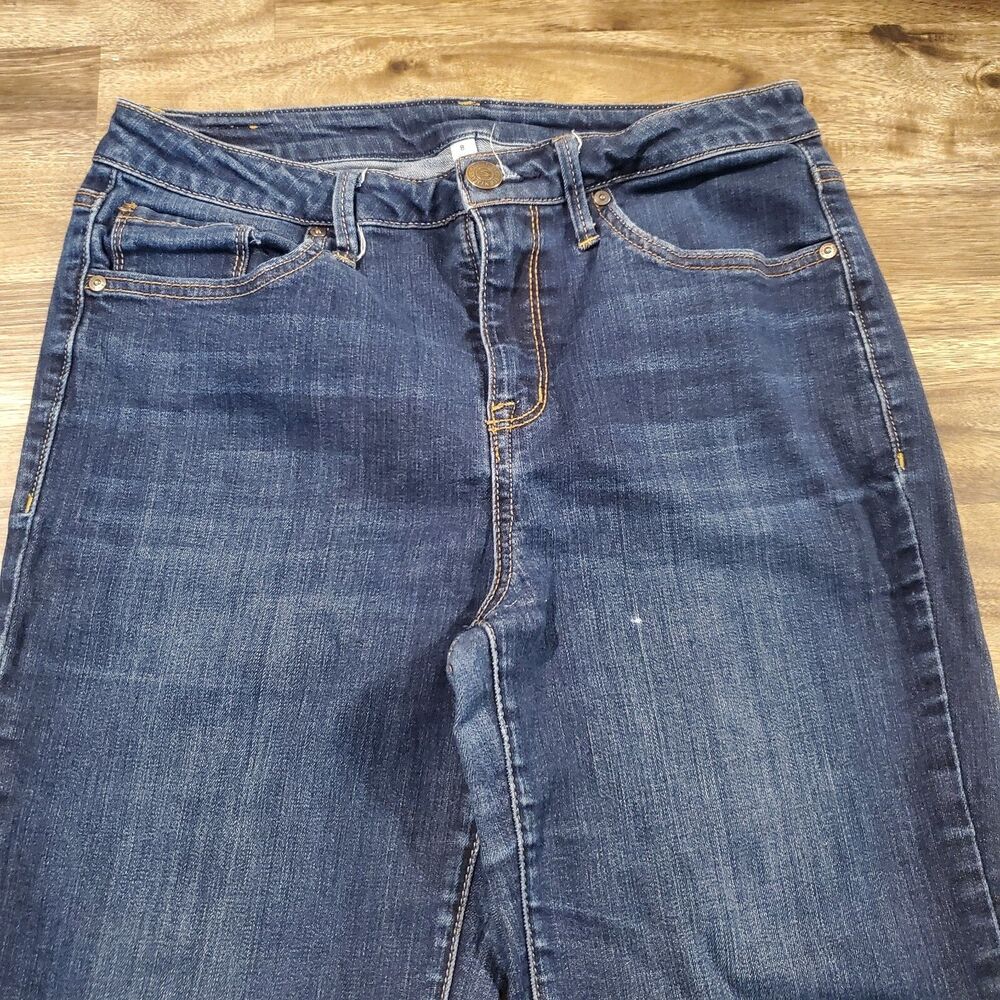Seven 7 Women's Size 8 Raw Hem Jeans Blue - Picture 4 of 9